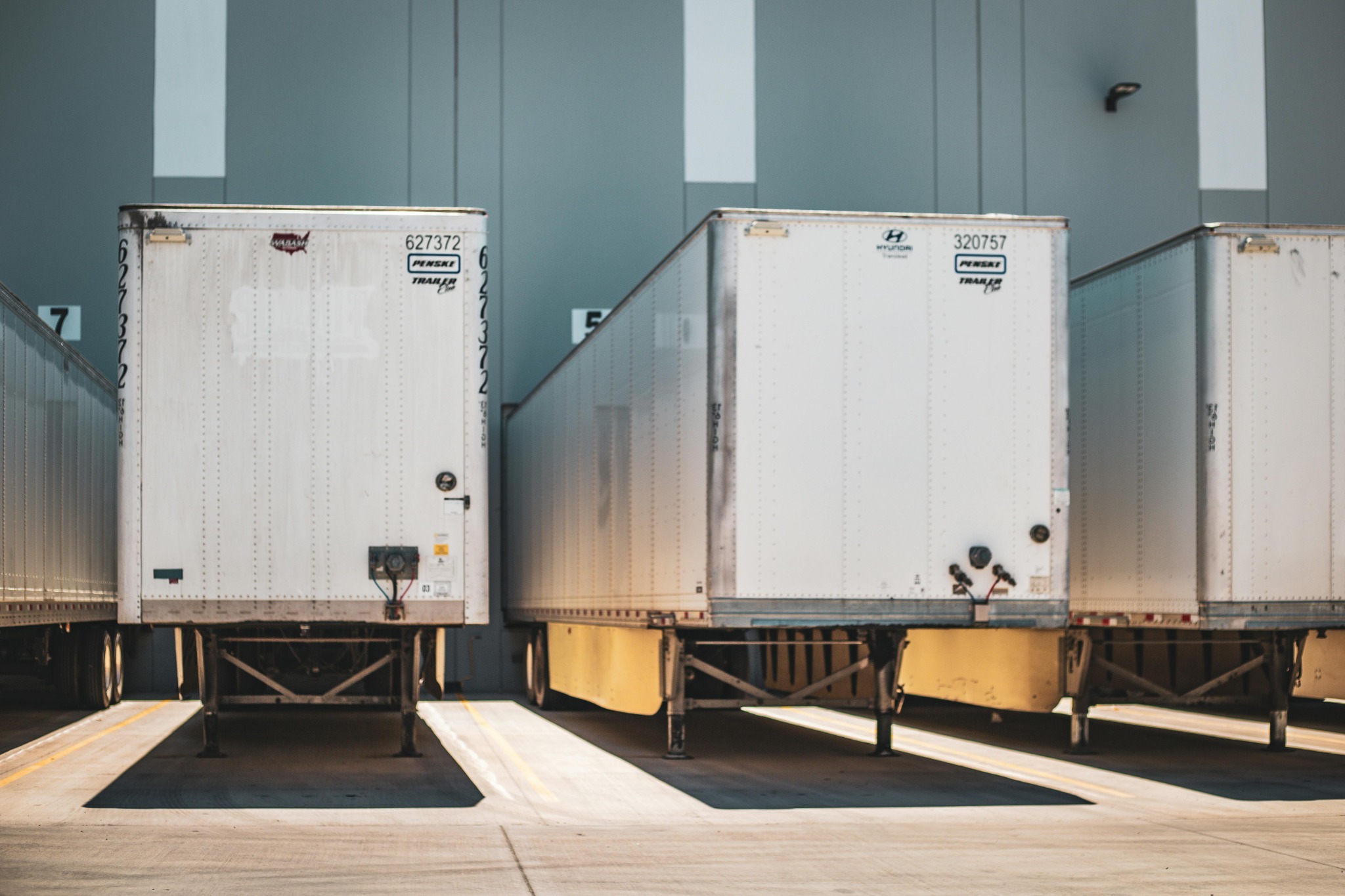 Docked trailers